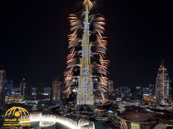 شاهد..  لحظة احتفال دبي بالعام الجديد "2020"