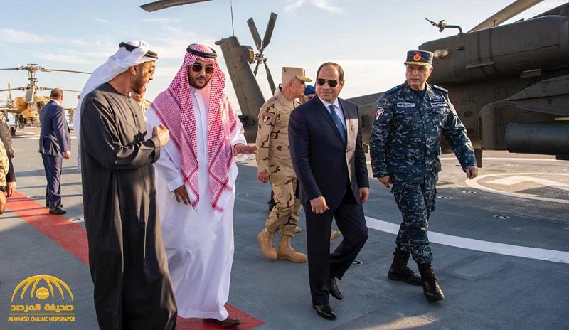 شاهد : صور جديدة من مشاركة الأمير خالد بن سلمان للرئيس السيسي في افتتاح قاعدة "برنيس" العسكرية