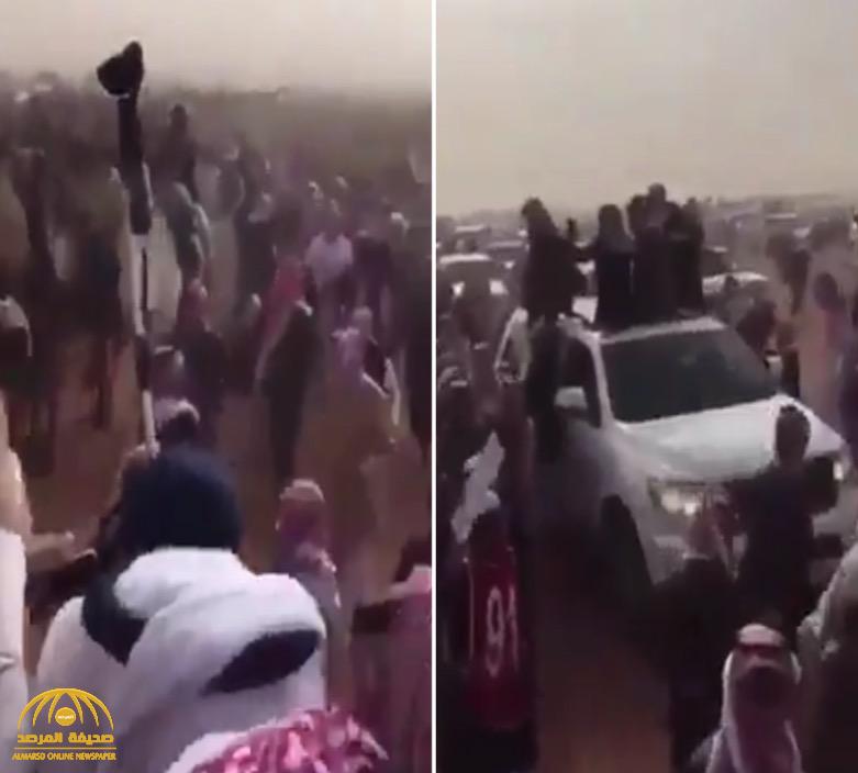 بـ "الرقص والغناء".. شاهد: حشود جماهيرية تدعم لطامات "ابن دغيثر" في مهرجان الملك عبد العزيز !