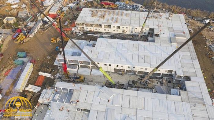شاهد بالصور: الصين تبهر العالم وتنتهي من بناء مستشفى.. في 8 أيام فقط
