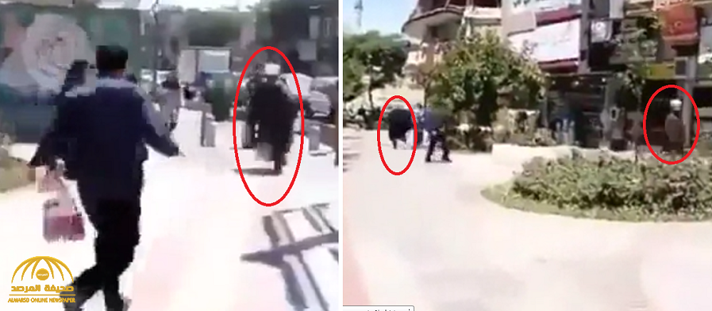 بالفيديو : شاب يرعب معممين إيرانيين في شوارع "قم"  بأنه مصاب بكورونا .. شاهد ردة فعلهم!