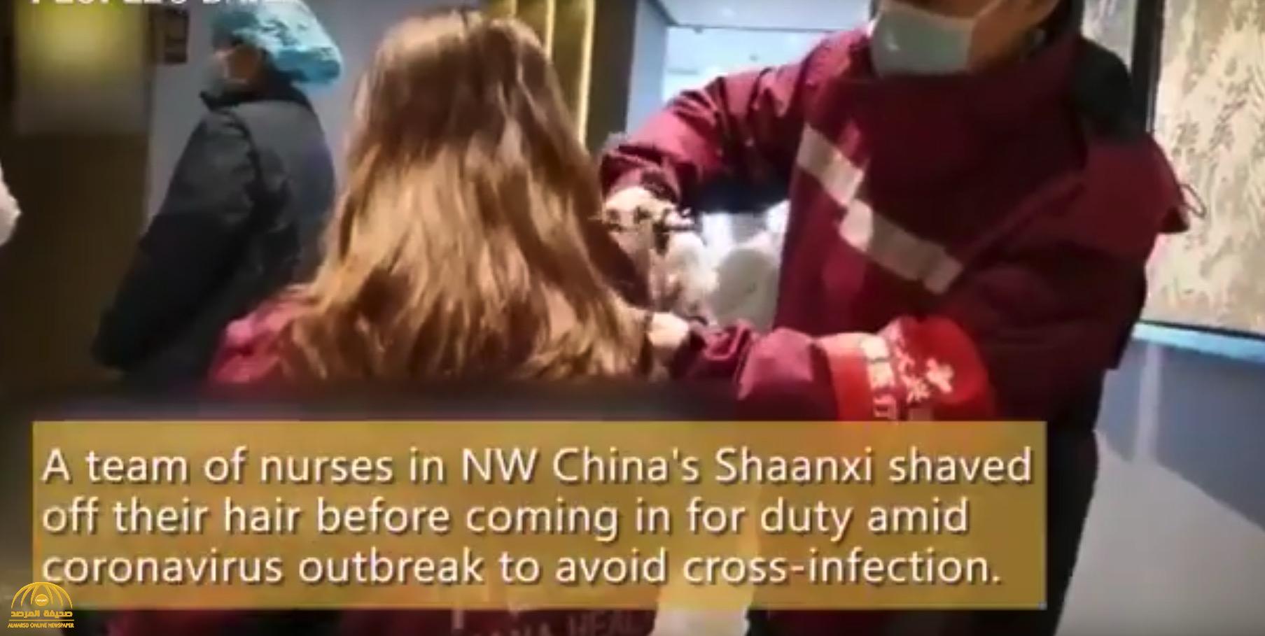 خوفا من نقل كورونا.. شاهد : ممرضات صينيات يضربن أروع الأمثلة في التضحية !