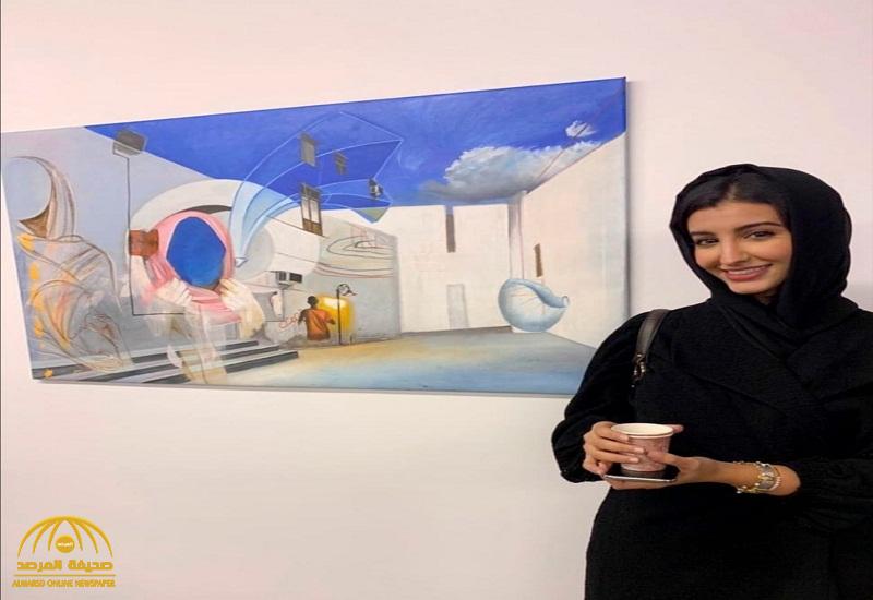 بالصور .. الفنانة "نجود العتيبي" تروي لـ "المرصد" بدايتها في عالم الرسم  وتكشف عن مشروعها القادم