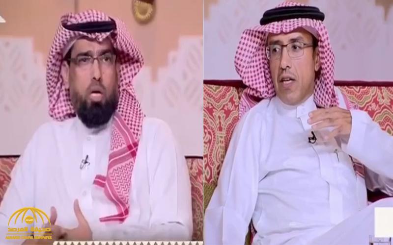 بالفيديو .. دباس الدوسري يهاجم عبدالله الفرج على الهواء : " هذي قلة أدب ومقولتك لا يقولها إلا أشباه الرجال"