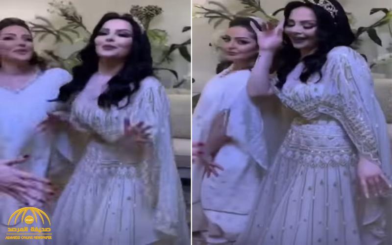 شاهد .. ديانا كرزون ترقص على أغنية محمد رمضان في حفل خطوبتها على الإعلامي معاذ العمري