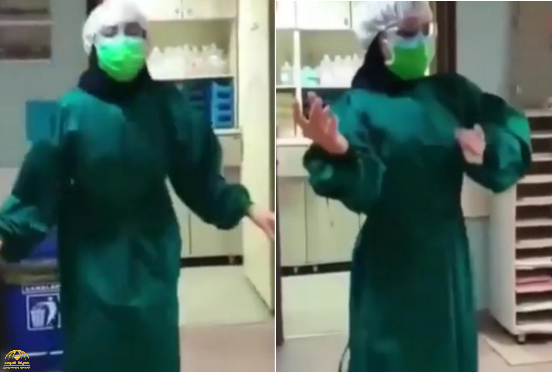 شاهد.. وصلة رقص لممرضة إيرانية داخل الحجر الصحي للمصابين بكورونا