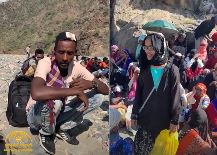 بينهم "أطفال ونساء".. شاهد: ميليشيا الحوثي تعتدي على المهاجرين وتجبرهم على النزوح للسعودية بالقوة