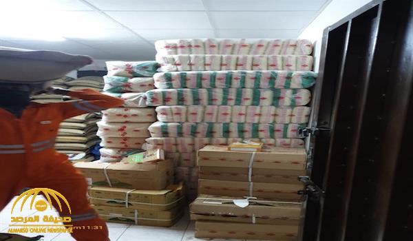 عمالة تكدّس كميات ضخمة من "الأرز والتنباك".. وإجراء عاجل من بلدية "خميس مشيط" !-صور