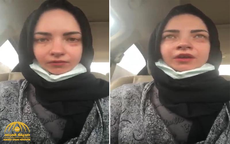 شاهد : روسية تتعرض للتعنيف من زوجها السعودي بالعوامية .. و تناشد : "ساعدوني أنا وحيدة"