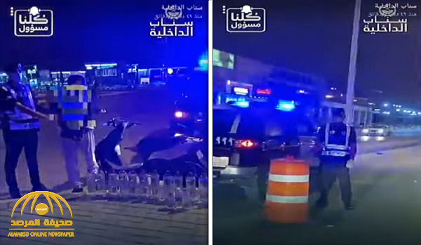 شاهد.. دوريات أمنية تشتبه في شخص أثناء قيادته دراجة نارية في الرياض.. وبعد تفتيشه كانت المفاجأة