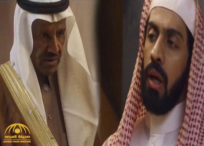 شاهد:  لحظة انفعال "خالد عبدالرحمن" في دور "شقير" وصفع ابنه  "المطوع" على وجهه  في مسلسل  "ضرب الرمل"