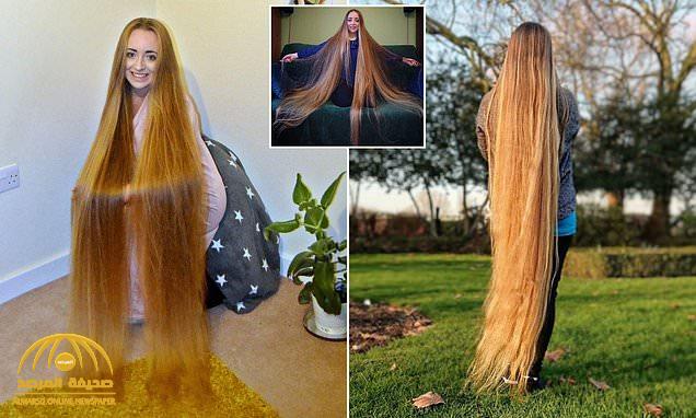 شاهد أطول شعر فتاة في العالم يحطم الأرقام القياسية