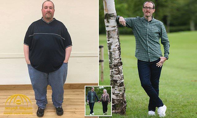 شاهد .. رجل يكشف سر خسارة 133 كيلو من وزنه