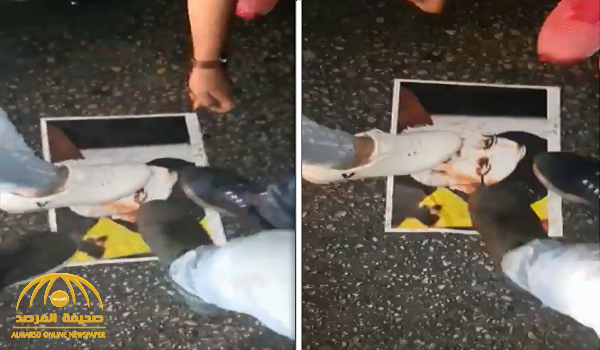 شاهد.. لبنانيون يدهسون صور "حسن نصرالله" بالأقدام احتجاجا على التطاول على أم المؤمنين السيدة عائشة