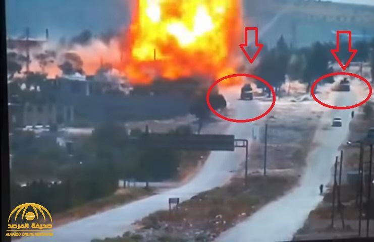 شاهد: انفجار عبوة ناسفة أثناء مرور دورية روسية تركية مشتركة في سوريا