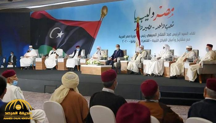 السيسي يعلق على طلب رئيس مشايخ وقبائل ليبيا بالتدخل عسكريا ..وهذا ما قاله عن الجيش المصري !