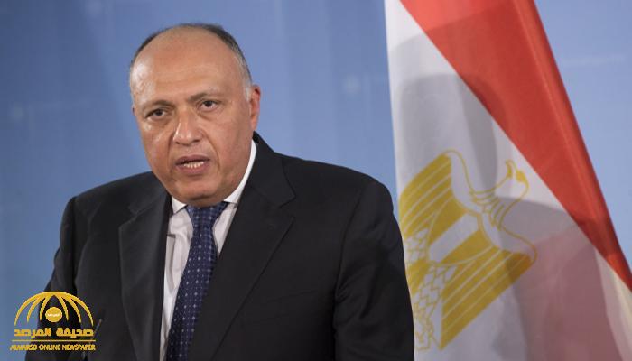 وزير الخارجية المصري يوضح "الخط الأحمر " الذي لا يسمح بتجاوزه بشأن سد النهضة الإثيوبي -فيديو
