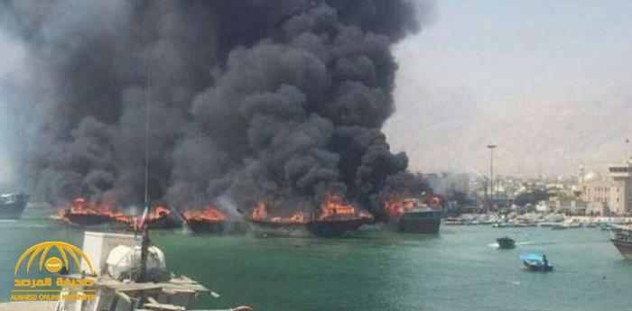 تطورات جديدة في احتراق ميناء "بوشهر" الإيراني.. والكشف عن عدد السفن التي التهمتها النيران - صور وفيديو
