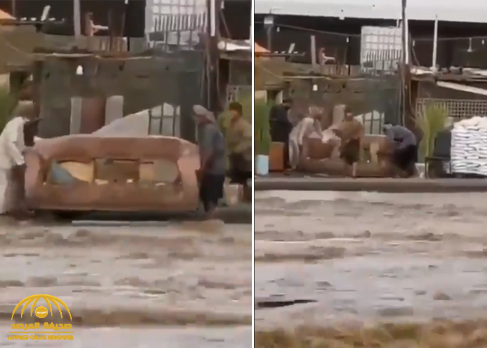 شاهد: عمالة وافدة يتعمدون إلقاء "الأثاث" في مجرى السيول بالطائف.. وأول إجراء من "الأمانة"