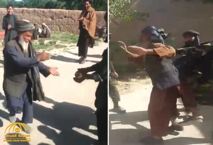 شاهد : عناصر من طالبان يجلدون "مسنا" حتى البكاء بتهمة الرقص على صوت الموسيقى