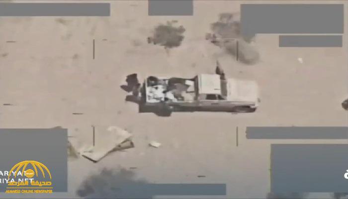 شاهد: مقاتلات التحالف تصطاد عناصر وآليات الحوثي في الجوف ومأرب باليمن بدقة