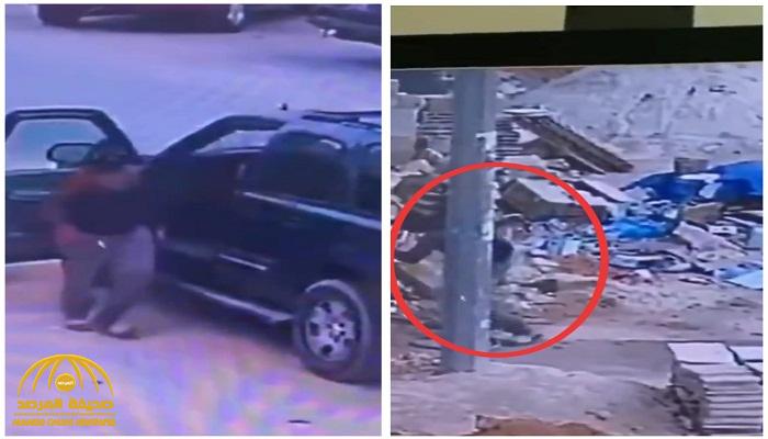 شاهد: لص يسرق "كيابل الكهرباء" بـ"الرياض" ويختفي في لمح البصر