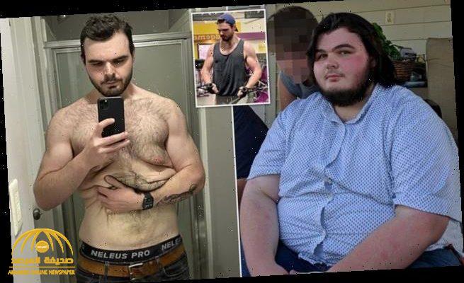 بالصور : "أمريكي سمين " يكشف عن "وصفة مذهلة" لإنقاص  وزنه خلال 14 يوماً