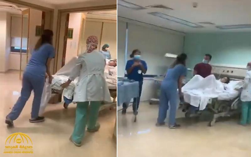 بالفيديو : انفجار بيروت يفاجئ أطباء أثناء توليد امرأة .. وردة فعل غير متوقعة من زوجها!