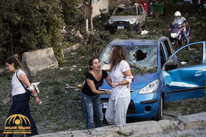 شاهد .. أول صور للمصابين والقتلى وحجم الدمار الهائل بعد انفجار بيروت الضخم