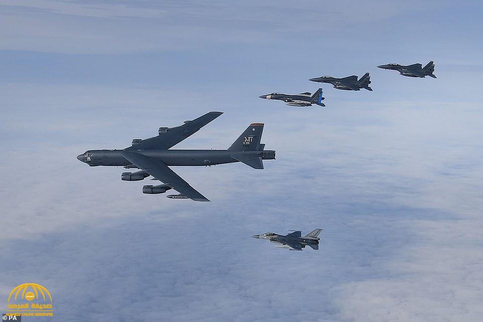 بالصور : طائرة  "بي 52" الأمريكية  و 80 طائرة تحلق فوق أجواء دول الناتو خلال يوم واحد لهذا السبب!