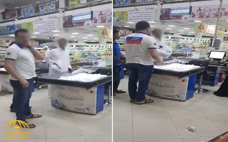 شاهد .. فيديو لزبون يهدد موظفة بالضرب وهاشتاق "مواطن يسيء لموظفة سعودية" يتصدر الترند