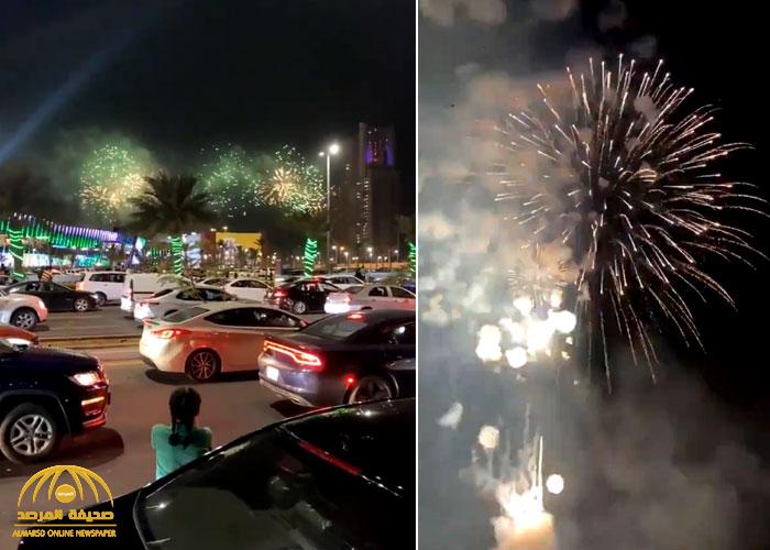 شاهد.. الألعاب النارية تُضيء سماء الرياض وجدة والخبر احتفالًا باليوم الوطني الـ 90!