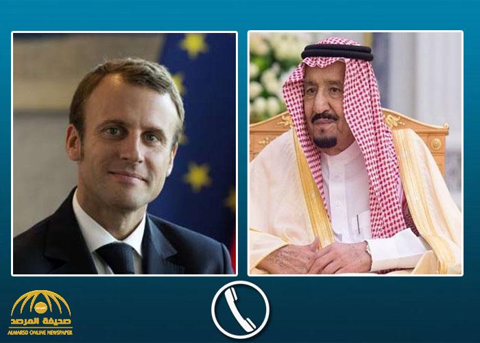تفاصيل اتصال "خادم الحرمين" بالرئيس الفرنسي