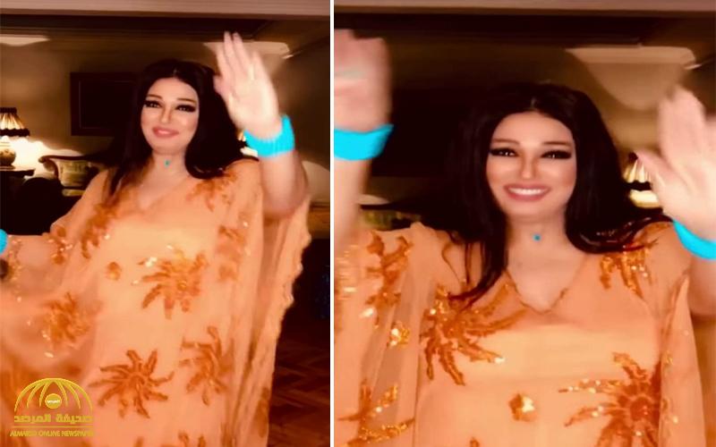 بالفيديو .. فيفي عبده ترقص على أغنية " أيوه قلبي عليك التاع " بمناسبة اليوم الوطني السعودي