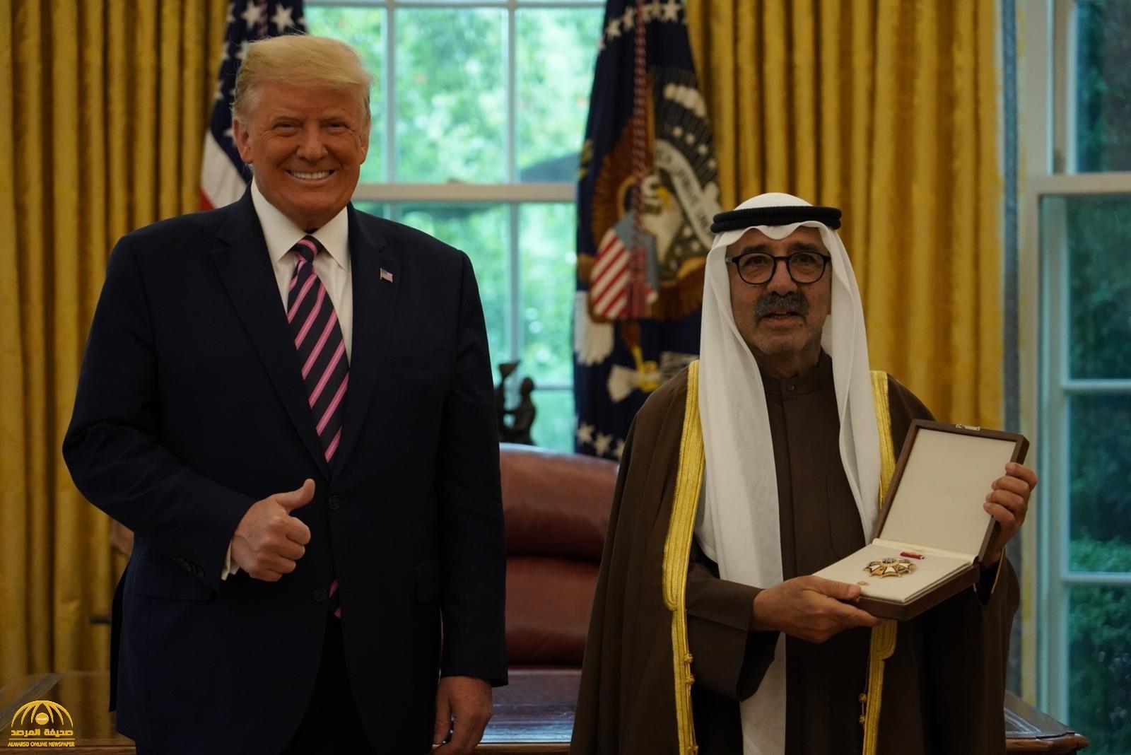ترامب يمنح  أمير الكويت وسام الاستحقاق العسكري برتبة قائد أعلى