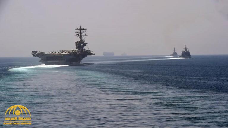 حاملة طائرات أمريكية تدخل إلى مياه الخليج.. والكشف عن مهمتها !