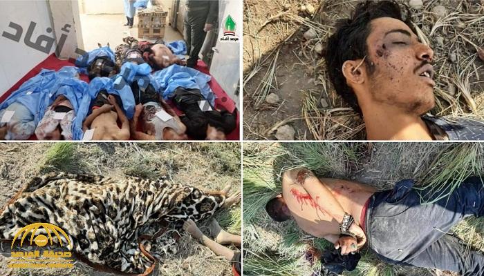 بالصور: مجزرة مروعة في العراق.. تصفية 8 أشخاص رميًا بالرصاص في الصدر والرأس بعد ساعة من اختطافهم