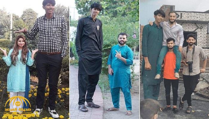شاهد: شاب باكستاني عملاق يُصبح أطول لاعب كريكيت بالعالم