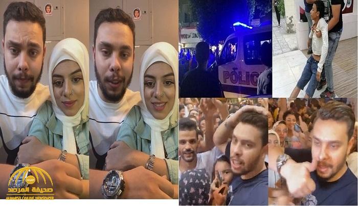 شاهد : تحرش وفوضى في افتتاح مطعم يوتيوبر مصري شهير