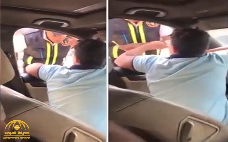 شاهد .. فيديو صادم لطفل مصري يقود سيارة ويصدم رجل مرور متعمداً