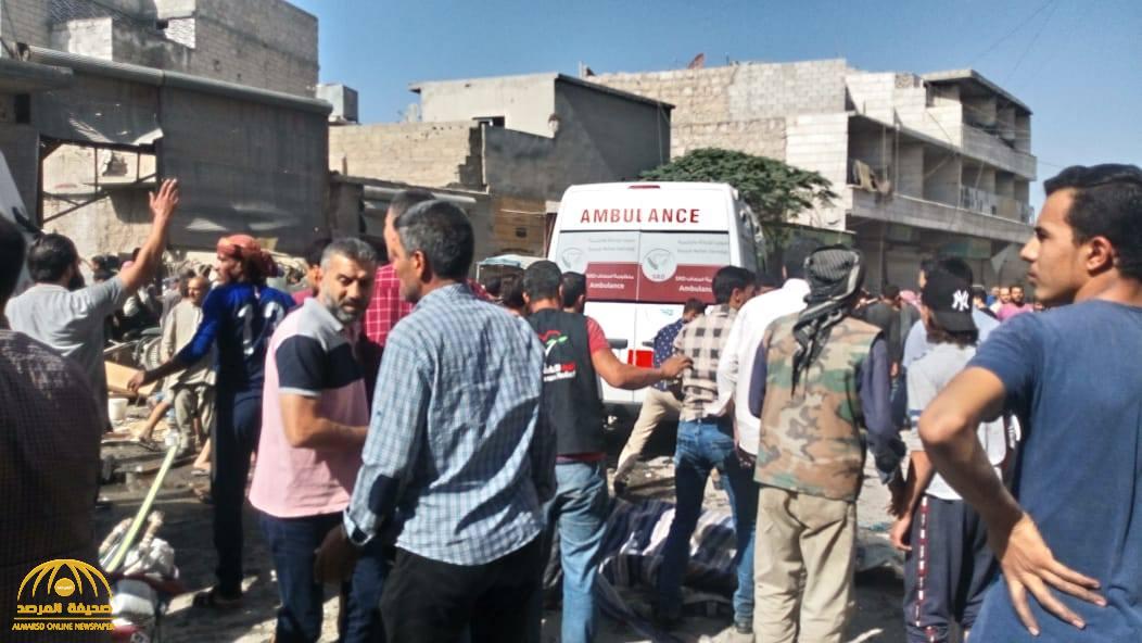 سوريا .. شاهد: انفجار سيارة مفخخة تتسبب بمقتل وإصابة العشرات في حلب