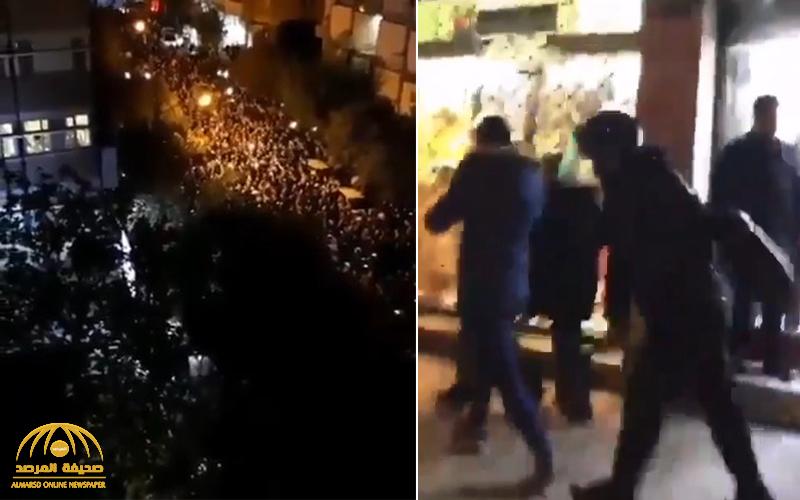 بالفيديو .. احتجاجات ضخمة ضد خامنئي في طهران