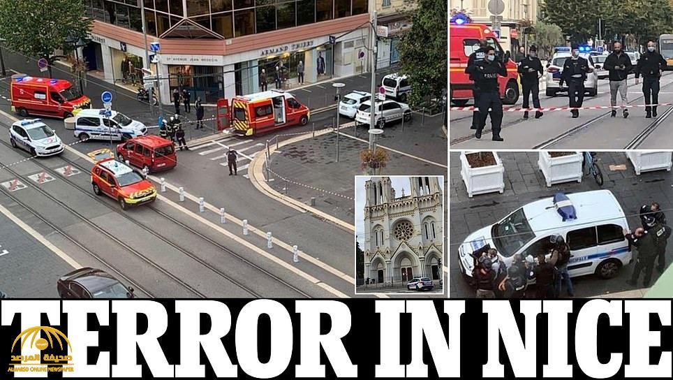 فرنسا: مقتل شخصين وإصابة عدد آخر في هجوم بسكين "إرهابي" على كنيسة في نيس -فيديو