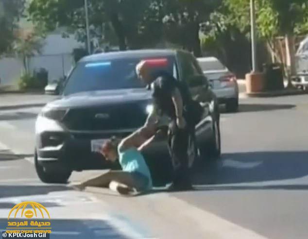"قيدها وسحلها على الأرض".. شاهد : شرطي أمريكي يعتدي بوحشية على امرأة سوداء في ولاية كاليفورنيا