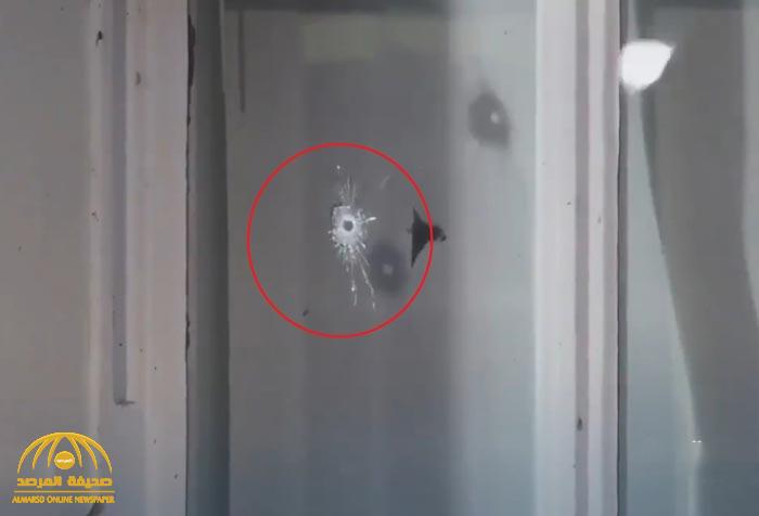 شاهد .. آثار إطلاق النار على مقر سفارة المملكة في "لاهاي"