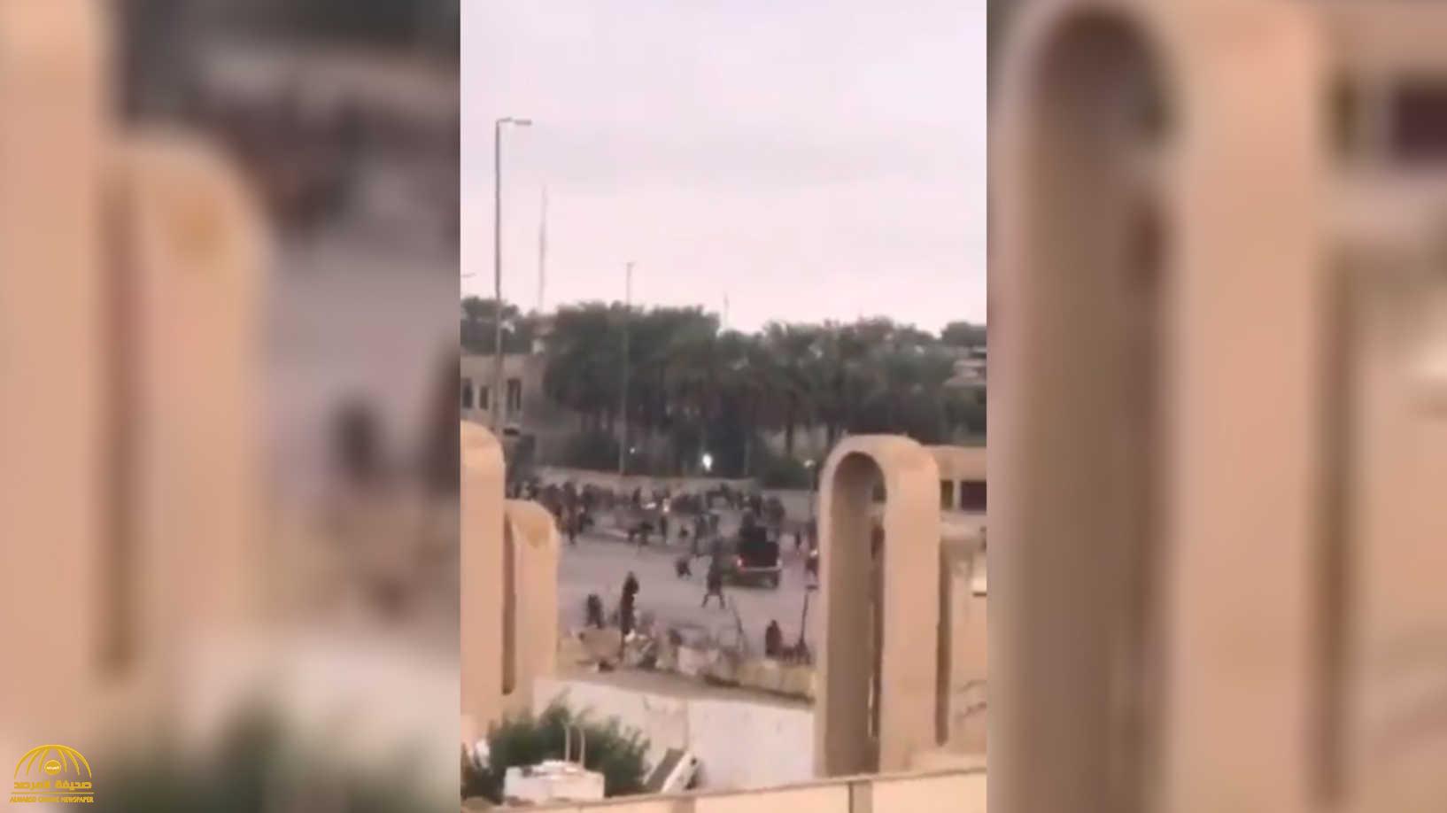 شاهد: فيديو لقوات الأمن العراقية تدهس متظاهرين