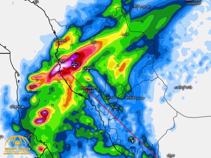 "المسند" يوضح تفاصيل ثاني أيام الحالة المطرية "سقيا" .. ويكشف عن البؤرة وأكثر المناطق المتأثرة!