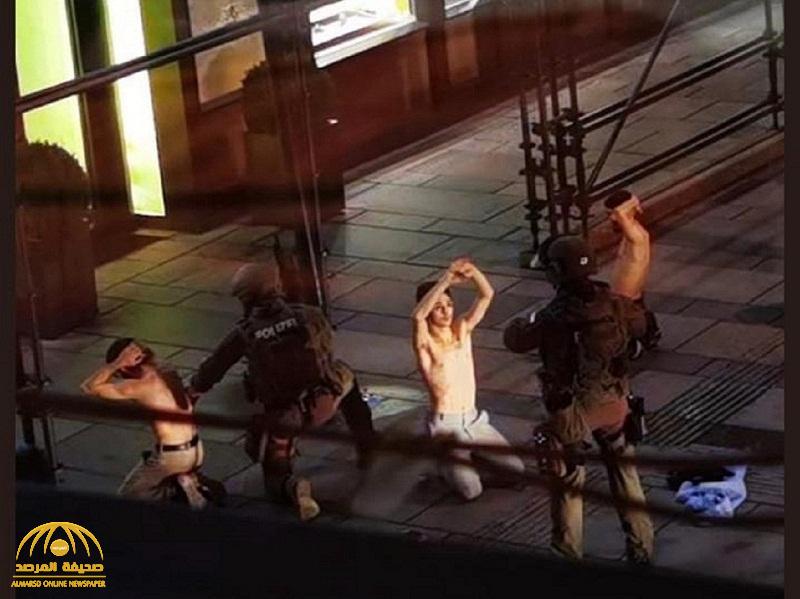شاهد أول فيديو لحظة القبض على أربعة إرهابيين من منفذي هجوم الكنيس اليهودي بفيينا