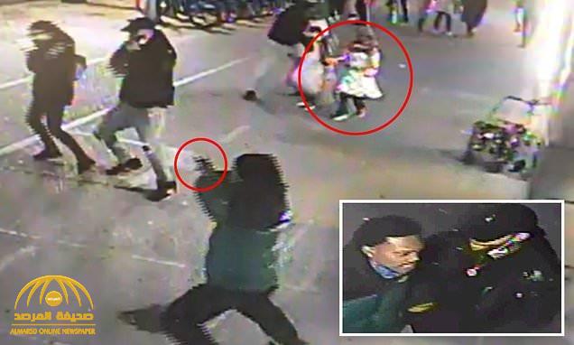 شاهد : لحظة إطلاق النار على طفلة ترتدي زي الهالوين وتسير برفقة والدها في نيويورك