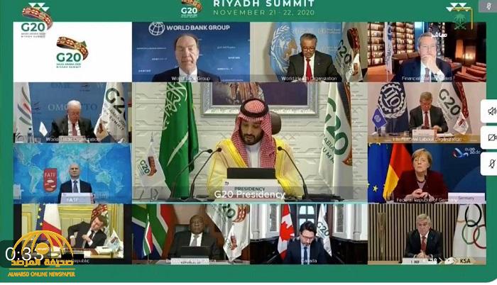 شاهد.. ولي العهد الأمير محمد بن سلمان يترأس قادة العالم في اليوم الثاني لـ"قمة العشرين"